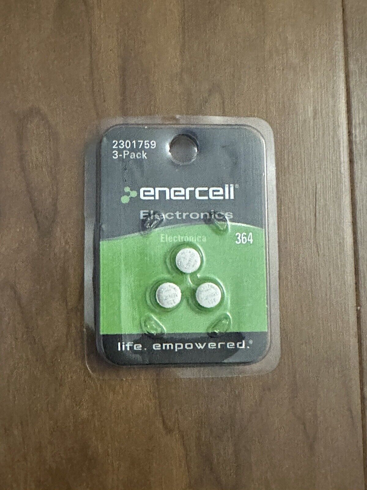 Enercell #364 1.5V Silver-Oxide Mercury Free Batteries 3-Pack P/N: 2301759