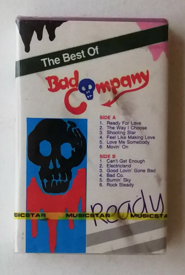 The Best of Bad Company Rare Unusual Malaysia Clamshell Cassette Tape Brand New - Image 2 of 3
