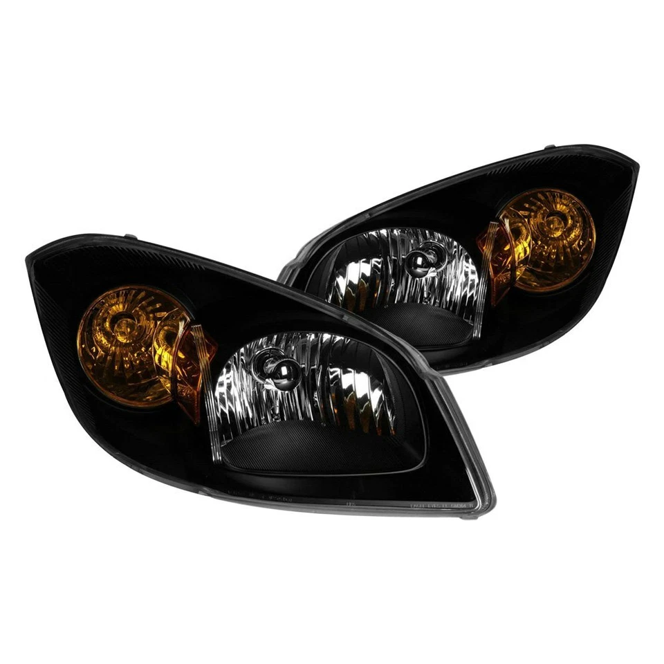 Faros euro negros Anzo 121154 para Chevy Cobalt 2005-2010 Foto 3 de 4