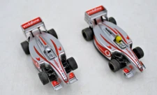 2pc 2010 Micro Scalextric HO Slot Car F1 Indy Alonso Hamilton VODAFONE Mercedes