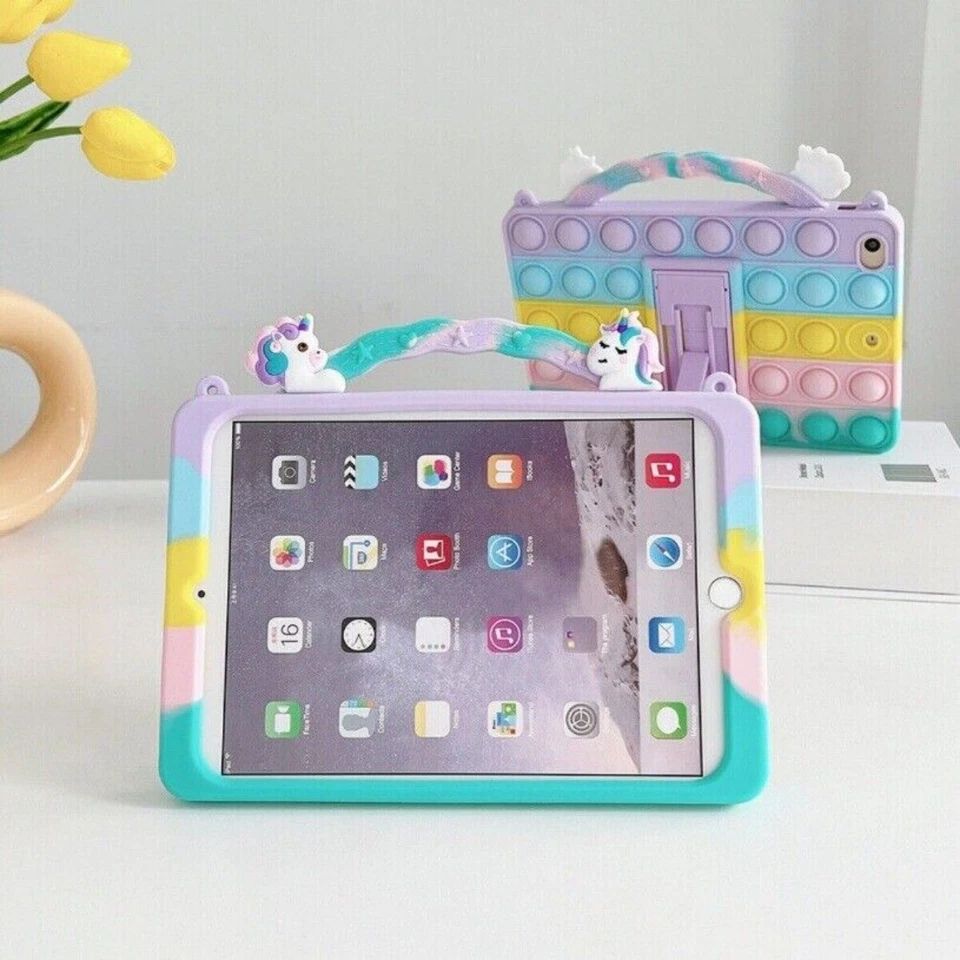 Детский ударопрочный чехол-стойка для iPad 5 6 7 8 9 10-го поколения (A16) Air - Изображение 4 из 4