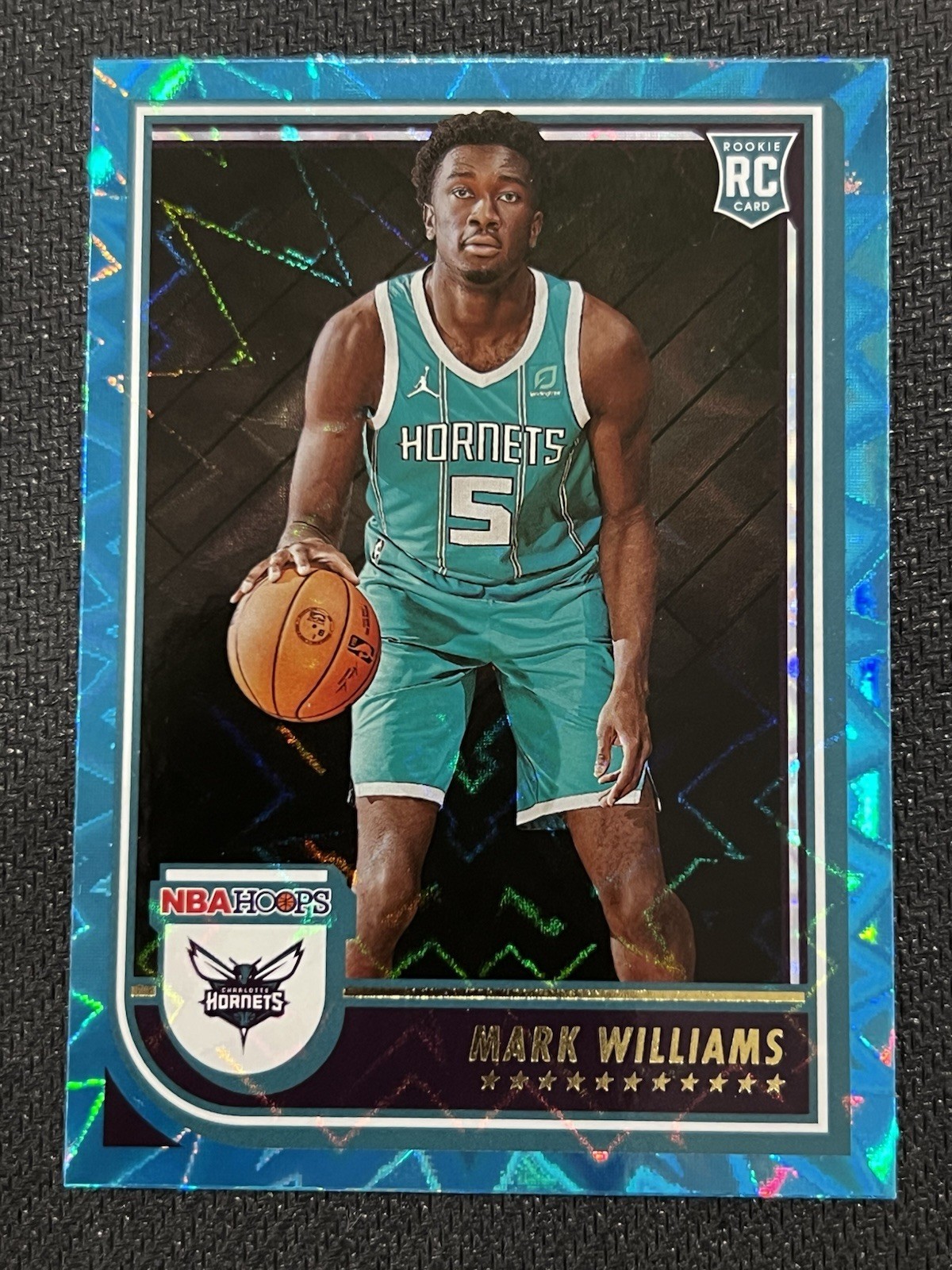 2022-23 Panini NBA Hoops - Rookies Mark Williams #245 Teal Explosion (RC)