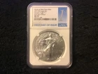2021 $1 Silver Eagle NGC MS70 Type 1  American Silver Eagle First Day of Issue