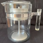 Pyrex Vintage Flameware 6-Cup Coffee Pot Percolator 7826b. No Lid USA Made