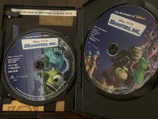 Monsters Inc. Collector's Edition DVD Two-Disc Set Disney Pixar Movie