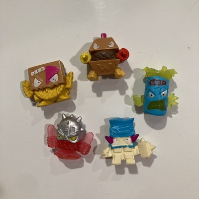 Lot of 5 MrBEAST Lab Swarms Junk Food Theme Hybrid Battle Fusion Micro Toys