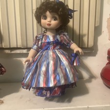 Beautiful Patriotic Doll Stars & Stripes