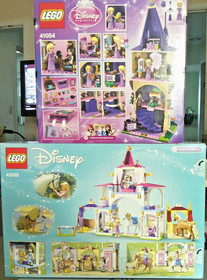 LEGO DISNEY PRINCESS LOT OF 2 #41054 RAPUNZEL'S TOWER & #43195 BELLE & RAPUNZEL