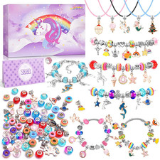 Bracelet Making Kit for Girls, Friendship Charm Bracelet Making Kit, Arts and Cr
