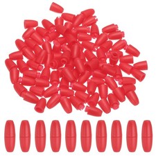 24mm Breakaway Clasps, 100 Set Plastic Bead Barrel Connectors, Red