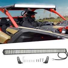 40inch LED Light Bar Dual Row Spot Flood Combo Work UTE Truck SUV ATV 43.5"41.7"