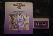 The World Of Teddy Ruxpin The Wooly What's It Book  Cassette Worlds of Wonder
