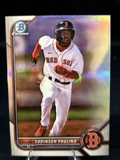 2022 Bowman Refractor Eddinson Paulino Boston Red Sox #BDC-62