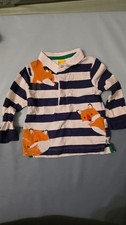 Baby Boden PoloShirt Jungen Oberteil Shirt Kindershirt Gr. 68 mit Füchsen
