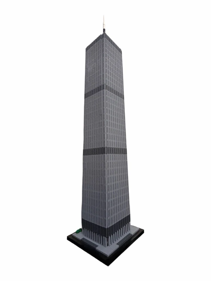 World Trade Center Building Block Set - Assembled *See Description for Details - Image 4 of 4