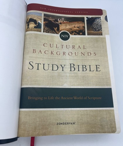 NIV Cultural Backgrounds Study Bible Bringing Ancient World Into Context