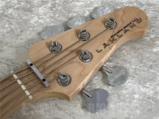 Lakland SL55-94 Deluxe Maple Fingerboard Amber Translucent Used Bass