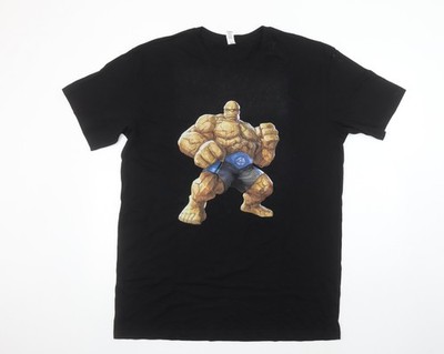 AS Colour Herren T-Shirt schwarz The Thing Marvel Grafik XL Baumwolle