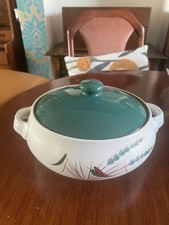 Denby Green wheat  4 pint large Casserole Dish