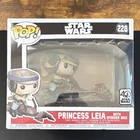 Funko Pop! Vinyl Star Wars Princess Leia with Speeder Bike #228 40th Anniversary