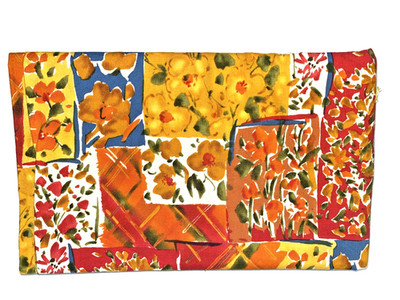 Spring Floral Patchwork Quilt Fabric Print  3/4 Yard