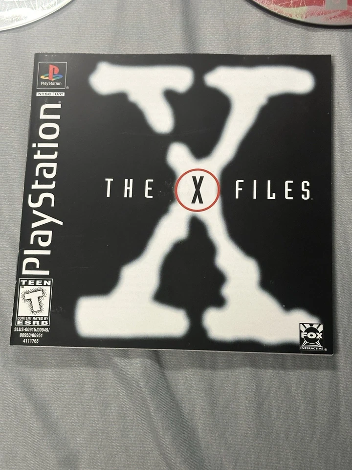 The X Files PlayStation PS1 Video Game Complete w/Manual CIB MINTY - Image 4 of 4