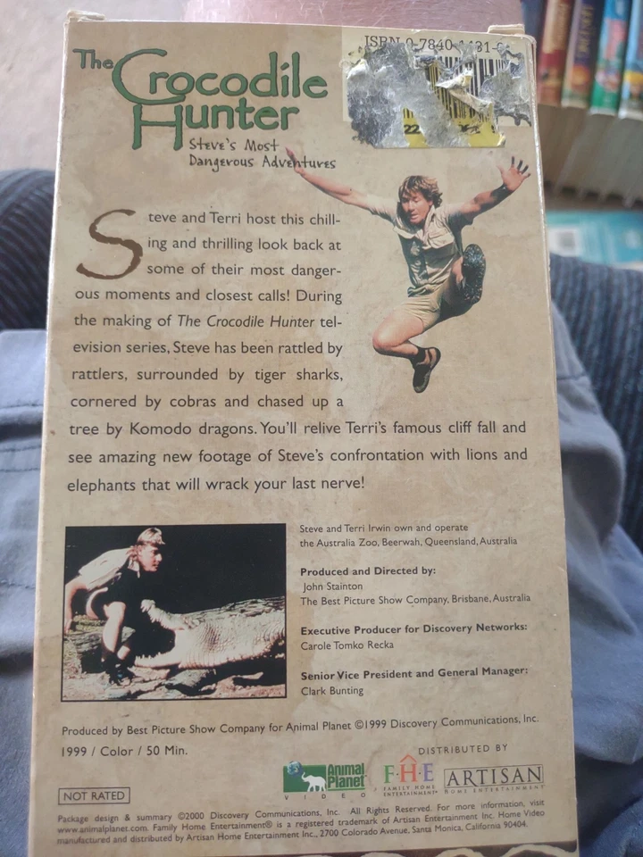 The Crocodile Hunter Steve's Most Dangerous Adventures VHS 2000 - Image 2 of 4