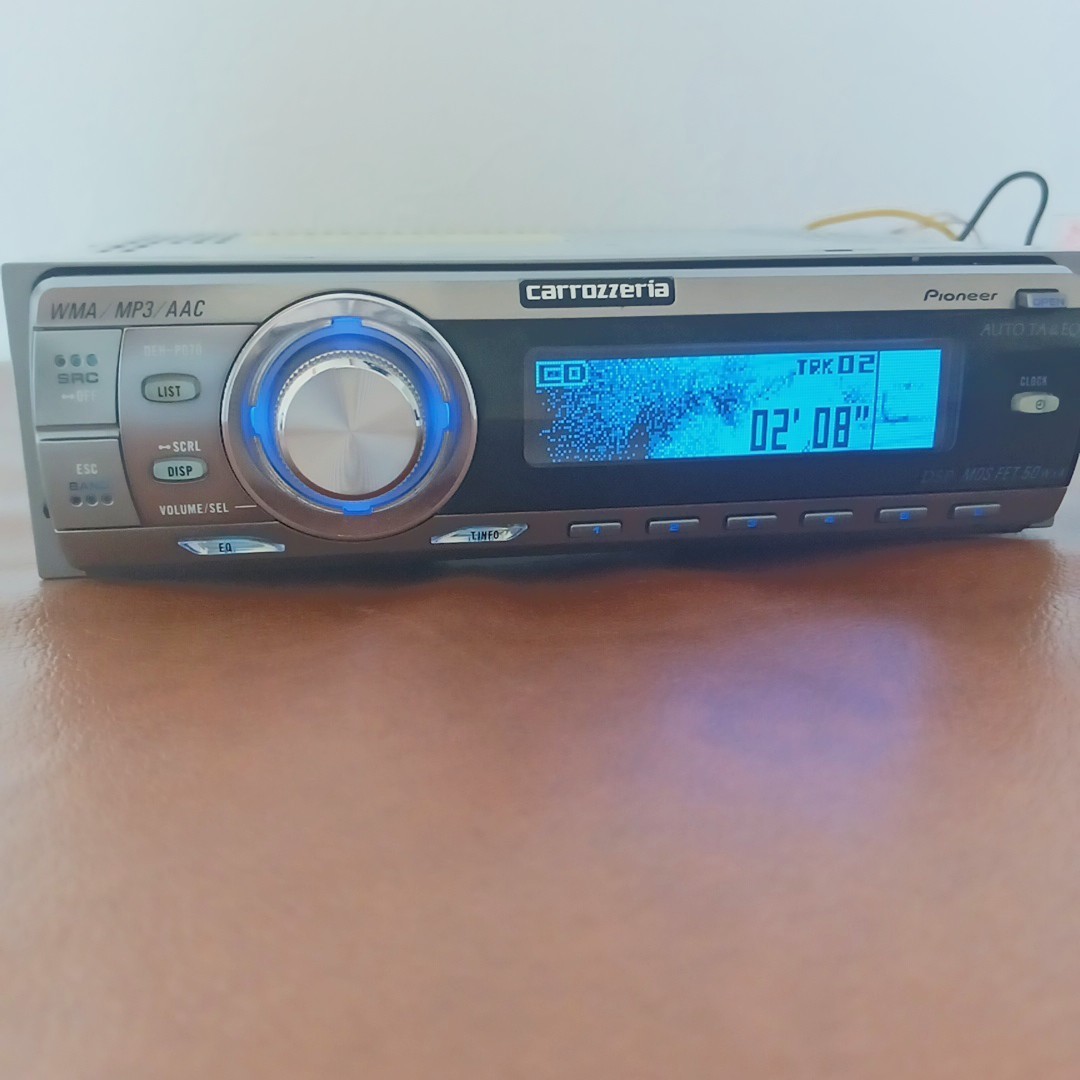 Pioneer Carrozzeria DEH-P070 1DIN Car Audio CD MP3 WMA AAC DSP