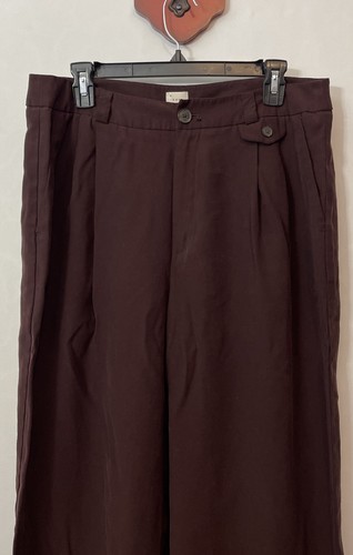 A New Day Damengröße 12 burgunderrot weites Bein Hose & XL V-Ausschnitt Blazer Outfit! A3489 - Bild 7 von 14