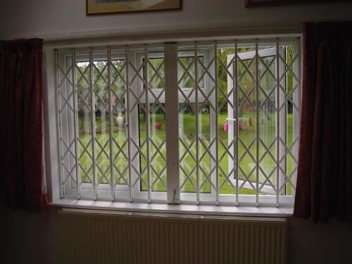 retractable security grilles for windows