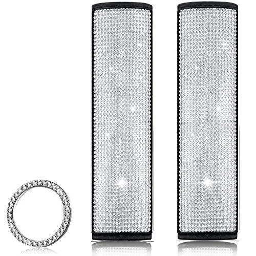 Rhinestone seat 2024 belt cover