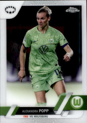 2022-23 Topps Chrome Alexandra Popp #65 VFL Wolfsburg