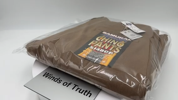 SAMURAI JEANS Heavy Chino Wide Trousers SJ48CP 15oz sulfur dyeing