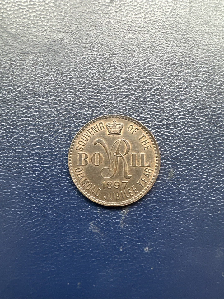 BOVRIL  1897  Farthing Token Queen Victoria Diamond Jubilee Great Condition - Image 2 of 4