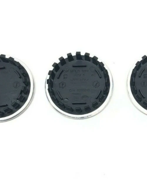 Tapa central plateada cepillada OEM con logotipo Chevrolet Traverse Colorado Camaro 2016-19 Foto 4 de 4