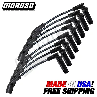 LS SPARK PLUG IGNITION WIRE MOROSO 11" CHEVY GMC CADILLAC 4.8 5.3 5.7 6.0 6.2 - Image 1 of 4