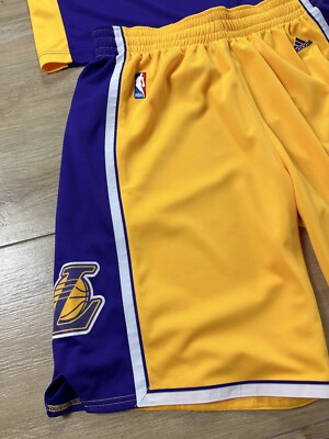 Los Angeles Lakers Adidas Pau Gasol 17# NBA Suit Jersey + Shorts
