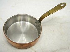 Inocuivre Mini Copper 3" Fry Pan Frying Skillet Saute Belgium Judge Stainless