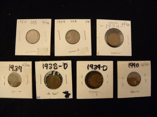 Lincoln Penny Older Wheats in Good/Very Good Cond. (CHOICE of ONE for 99 Cents)