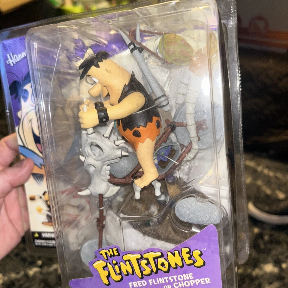 Figura de acción Hanna-Barbera The Flintstones Fred Flintstone On Chopper 2006 nueva Foto 2 de 4