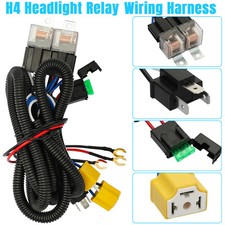 H4 Relay Harness H6054 LED Headlight Wiring Harness Kit For Toyota Tacoma Pickup