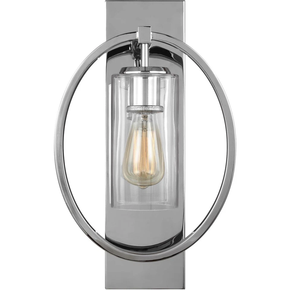 Feiss WB1846CH Marlena 18" Single Light Chrome Wall Sconce Brand New - Image 2 of 2