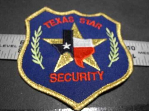 TEXAS STAR SECURITY LOT OF 2 PATCHES - Picture 1 of 2