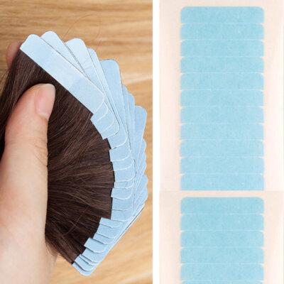 100PCS Double Sided Adhesive Super Tape For Tape in Hair Extensions Replacement