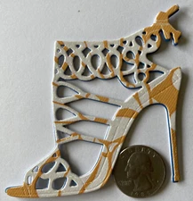 STILETTO SANDAL SHOE Die-Cuts (3pc)Stripper•Dancer•Glitter•Prismatic •High Heels