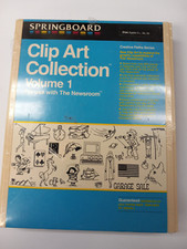 Springboard clipart collection volume 1 Newsroom Pro sealed for Apple II, LLe