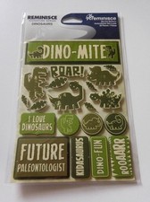 Scrapbooking Crafts Stickers 3D Dino-Mite Dinosaurs Future Paleontologist Roar 