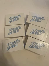6 Bars | Zest Bath Bar Ocean Breeze 4 oz | New and Sealed | Vintage