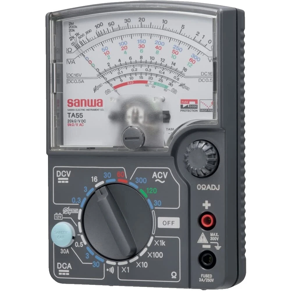 Fused Current (A) Terminal Test Equipment Multimeters