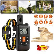 800M Electric Pet Dog Training E-Collar Anti-Bark Obedience Remote Control LCD